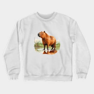 I Love Capybaras Crewneck Sweatshirt